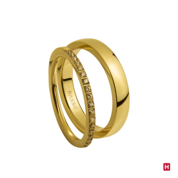 Aliança Hassu Urban Eternity Golden 1