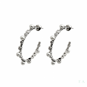 Argolas FA com Pérolas e Zircónias 1