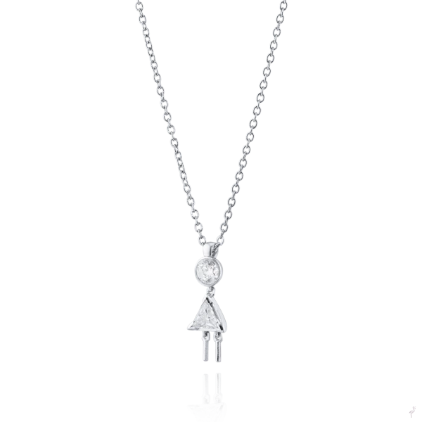 Colar Link - Menina - Branco 1