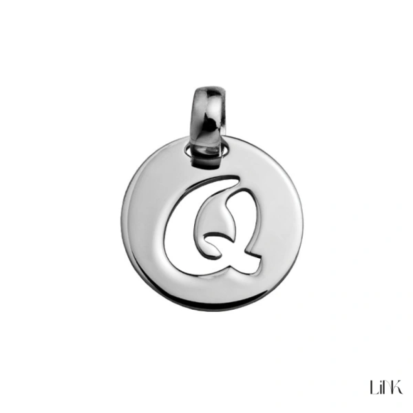 Medalha Passion Letra Q 1