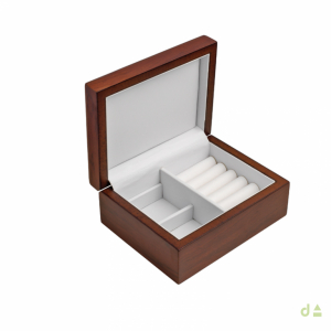 CAJA MADERA 14X11X6 C/ APLICACION  - 25 ANIVERSARIO 2