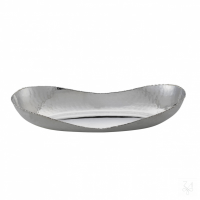 Oval Hammered Basket - 32x16cm 1