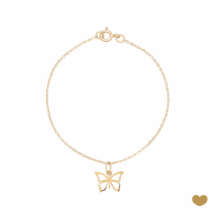 Pulseira Passion Gold 19k-Borboleta 1
