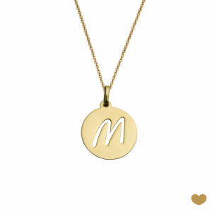 Colar Passion Gold 19.2k - Letra 1