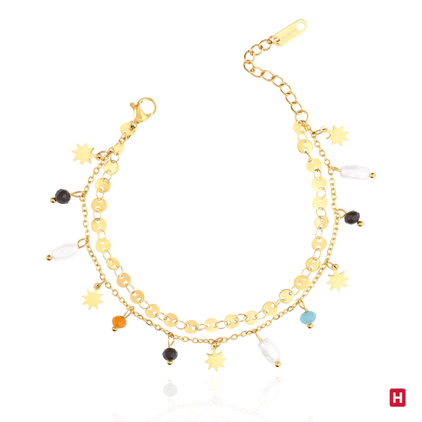 Pulseira Hassu Charms Golden 2