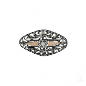 PIN MARCASSITAS PLATA Y ORO9K 1