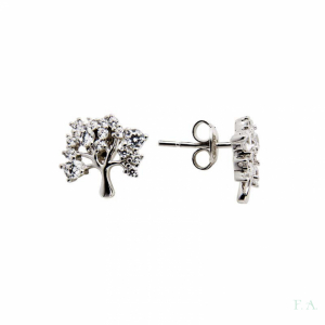 PENDIENTES ARBOL DE LA VIDA CON CIRCONIAS 1