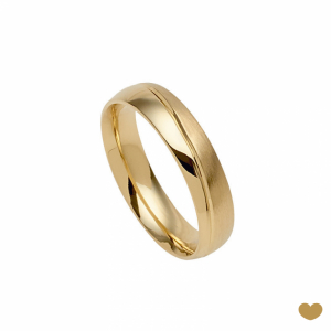 Aliança Passion Gold 9k - 4.5 mm 1
