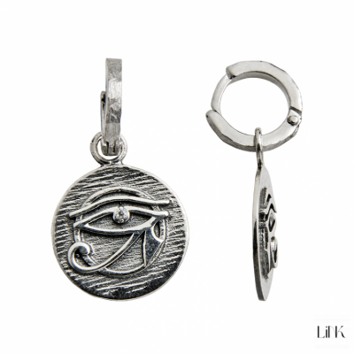 PENDIENTES LINK WORLD ENERGY STYLE OJO DE HORUS - RODIO 1