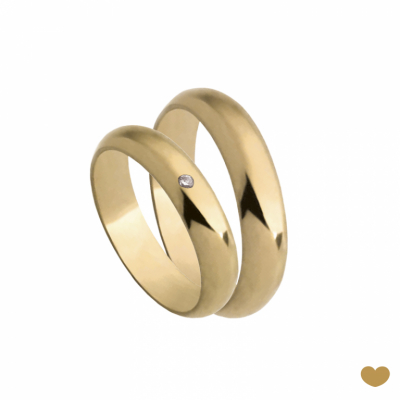 Aliança Passion Gold 9k - 4.5 mm 2