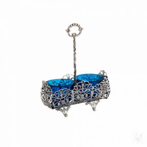 Salt Holder Double - Mod. Openwork -Casting 1