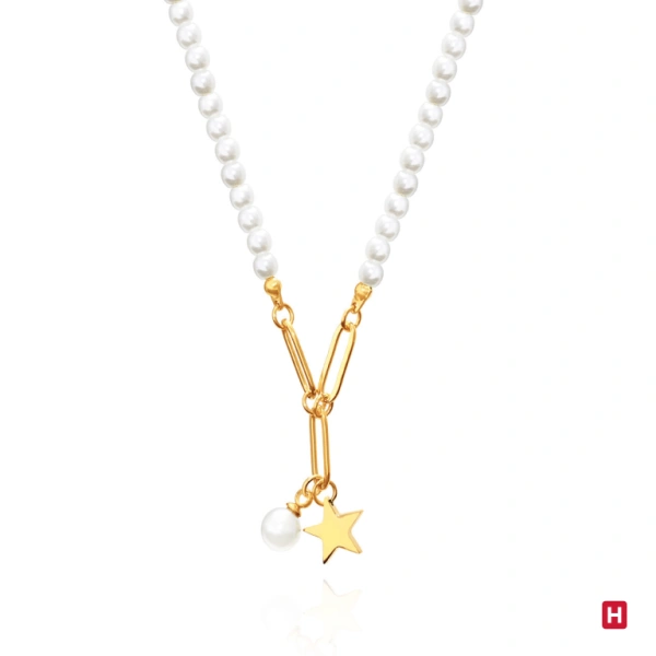 Necklace Hassu Lucky Charm Star Golden 1