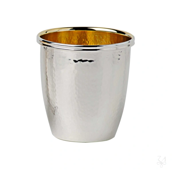 Baby Cup  BL- H-4,5cm -Hammered and Gold inside 1