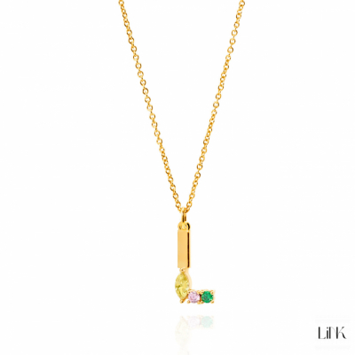 Necklace LINK - Letter L 1