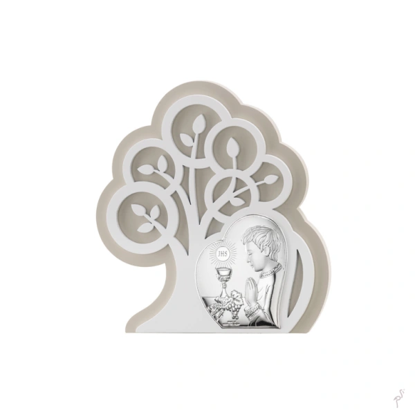 BIBELOT ARBOL DE LA VIDA NIÑO COMUNION 14X15.5CM 2