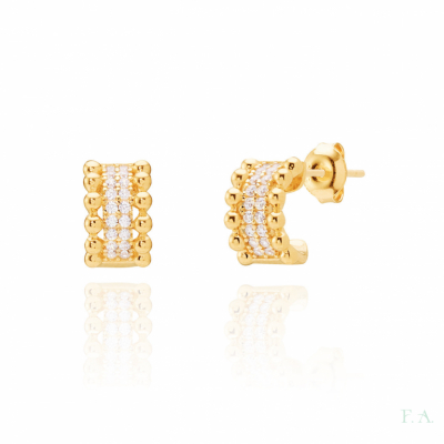Earrings FA with Zirconias 1