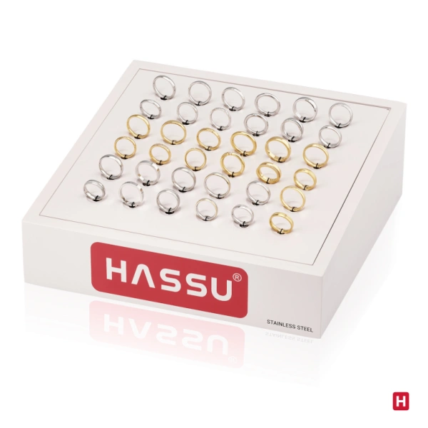 Set Hassu Shop Display Wedding Rings 1