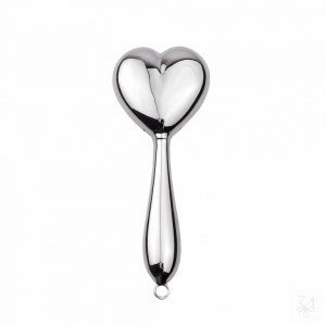 SONAJERO EN PLATA CON MANGO- CORAZÓN 1