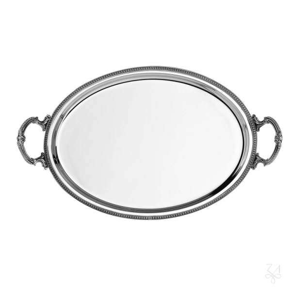 Oval Tray - Model Impero - 30x22cm - With Handles 1