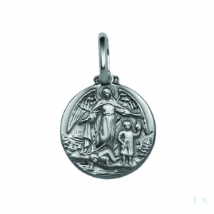 MEDALLA EN PLATA ANGEL GUARDIAN 1