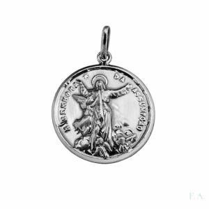 MEDALLA EN PLATA -REDONDA -N.SRª ASSUNÇAO -2.7CM 1