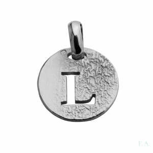 Medal FA Round 2.5cm - Cut-Letter L 1