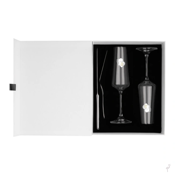 SET COPAS CORAZONES + PALA Y CUCHILLO - 50 ANIVERSARIO 1
