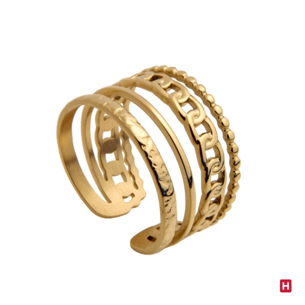 Anel Hassu Chain Golden 1