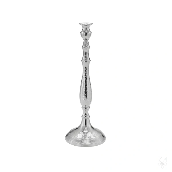 STERLING SILVER RELIGIOUS CANDLESTICK BL WITHOUT WAX SAVER 2 2