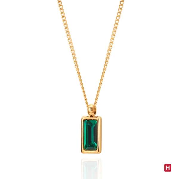 Colar Hassu Golden - Green 1