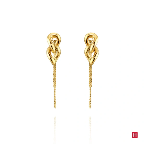 Brincos Hassu Chain Golden 1