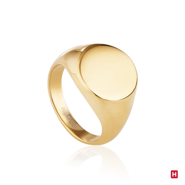 Ring Hassu Signet Golden 2
