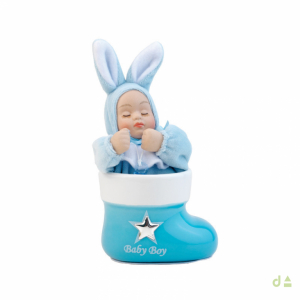 BIBELOT BOTITA CELESTE -MOD. BEBE C/ ESTRELLA 1