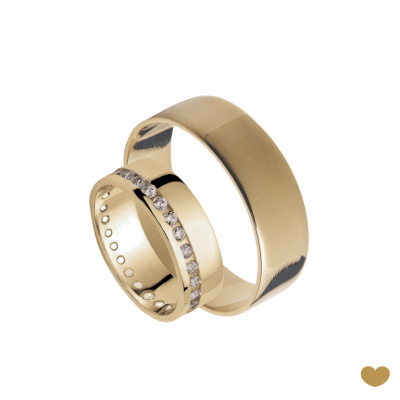 Aliança Passion Gold 19.2k - 6.2 mm 2