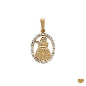 Medalha Nascimento Passion Gold 19k 1