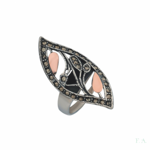 Ring FA with Marcasite - Natur 1