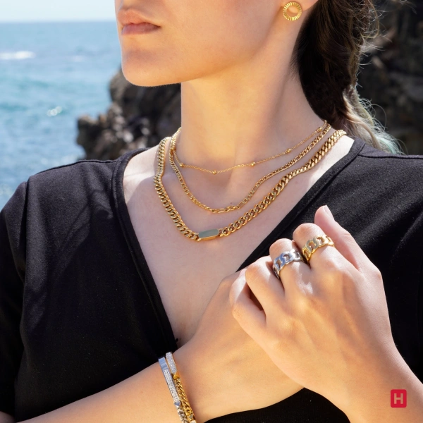 Necklace Hassu Double Chain 3
