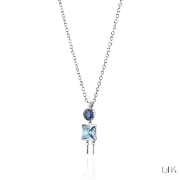 Colar Link - Menino - Azul 1