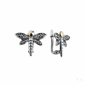 Studs FA Marcasite - Dragonfly 1