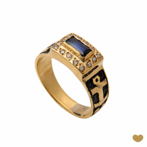 Anel de Curso Passion Gold 9k 1