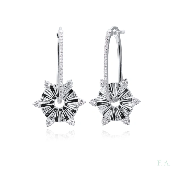 Hoops Earrings FA with Zirconias 2