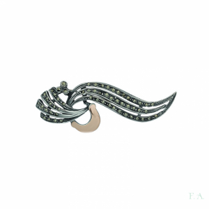 Brooche FA with Marcasite - Gallant 1