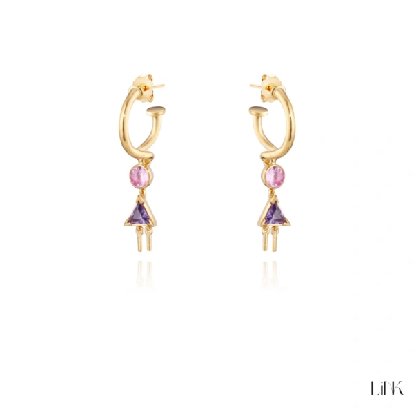 Earrings Link Golden - Girls 1