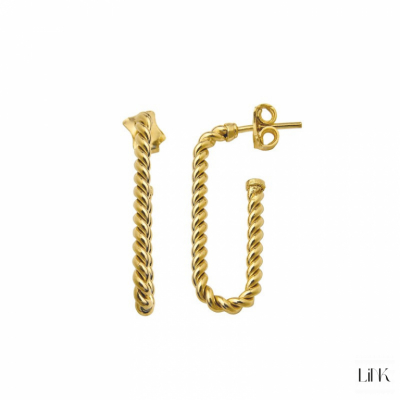 Hoops Earrings Link Trendy Style 1