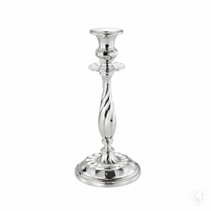 Candlestick Torciglione w/ Wax Catcher - H.- 23cm 1