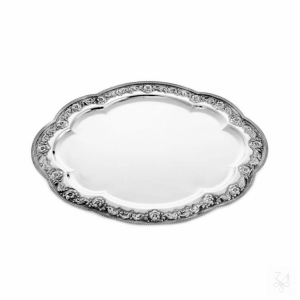 Oval Wavy Tray - Mod. Chiseled 1