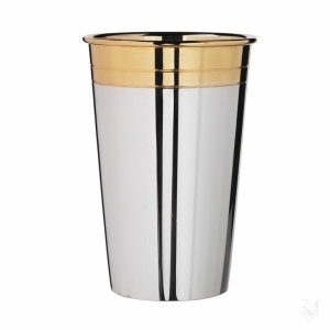 Baby Cup "Conico Kiel" - Gold Plated Inside - H.-4.5cm 1