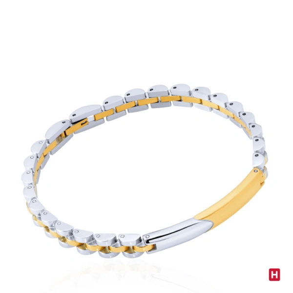 Bracelet HASSU Biker Golden 1