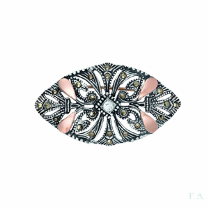 Brooche FA with Marcasite 1