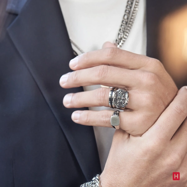 ANILLO ACERO "LORD HASSU" 4